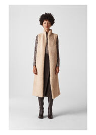 Sheepskin Belted Borg Gilet